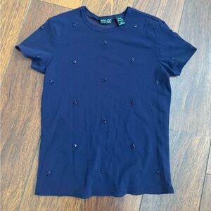 Vintage Sheer Purple Blouse Size M